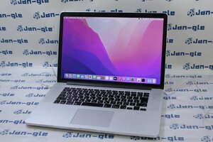 関西 訳アリ Apple MacBook Pro 2015 MJLT2J/A 15.4インチ/Core i7-4870HQ 2.50GHz/16GB/SSD512GB 格安スタート！□ J481995 O