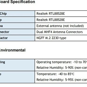 無線LANカード Wifi6対応(ax) RTL8852BE 交換用ネットワークカード/Bluetooth(ノートパソコンアップグレード)の画像7