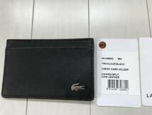  新品☆LACOSTE ラコステ クレジットカードホルダー プレゼントに♪_画像1