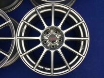 スバル Sti 純正 ENKEI製 18×8.5J+53 PCD114.3 ハブ径56 5穴 4本　　　　　　　　　　　　2401160　　2F8-1　石_画像5