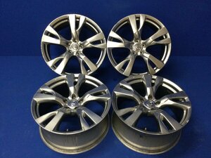 1円スタート！日産 フーガ タイプS 純正 20×9J+43 PCD114.3 ハブ径67 5穴 4本　　　　　　　　　　　　 　　12702 2G8-1 市