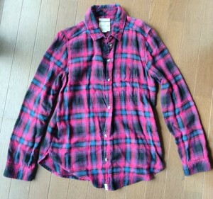 アメリカンイーグル　american eagle チェック　　シャツ　ネルシャツ