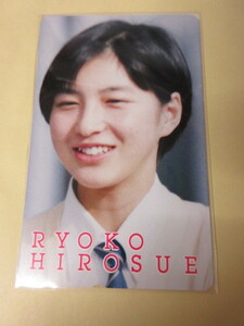 [ Hirosue Ryouko telephone card unused ] that 16