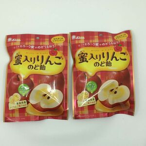 ライオン菓子 蜜入りりんごのど飴 62g×2個