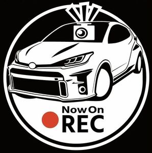 無料車種やカラー変更承ります　トヨタ　grヤリス grmn ドラレコ　ドライブレコーダー　ステッカー