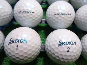 [SR667] スリクソン ゼットスター 21年 SRIXON Z・STAR 20球 ロストボール 【中古】