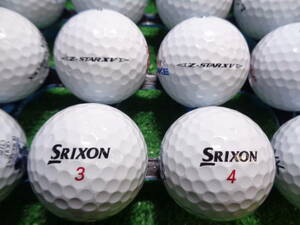 [SR677] スリクソン ゼットスター エックスブイ（ロゴ多数）23年 SRIXON Z・STAR XV 20球 ロストボール 【中古】