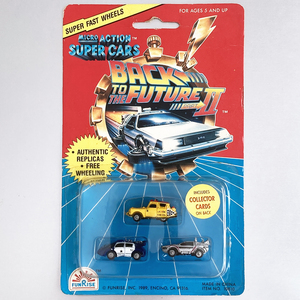 バック トゥ ザ フューチャー II デロリアン パトカー タクシー Funrise Back to the Future Micro Action Delorean Time Machine