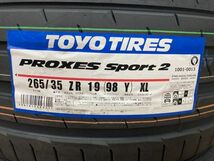 ◆新品! 即納 前後4本Set 専用サイズ! 235/40R19(265/35R19) 235/40-19(265/35-19) TOYOプロクセススポーツ2 レクサス GS RC IS マークX_画像3