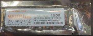 【新品・爆速】　SSD256GB　980Plus　M.2 2280 大量在庫