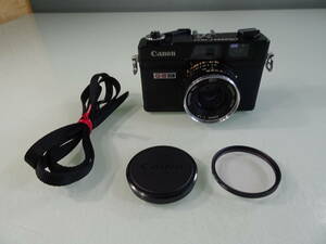 Canon/キャノン　G-Ⅲ　QL　ブラックボディ　レンジファインダー　フィルム　カメラ　シャッターのみ確認OK　部品取り　ジャンク品