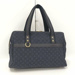 ●ルイヴィトン LOUIS VUITTON ジョセフィーヌGM ハンドバッグ ネイビー モノグラム・ミニラン M92411[Jコレ]TA 111/da