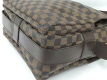 【中古】LOUIS VUITTON ナヴィグリオ ショルダーバッグ ダミエ エベヌ N45255_画像3