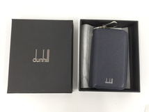 【中古】dunhill デューク コインケース キーケース レザー ネイビー 23R2488GS001_画像9