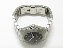 【中古】OMEGA コンステレーション ブラッシュクオーツ SS 12PD ブラック文字盤 123.10.27.60.51.001_画像2