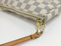 【中古】LOUIS VUITTON ポシェット アクセソワール アクセサリー ポーチ ダミエ アズール N41207_画像5