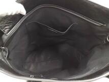 【中古】BALENCIAGA エクスプローラー 2WAY トートバッグ レザー ブラック 638804_画像9