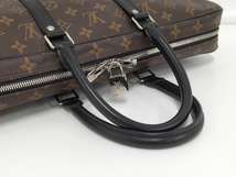 【中古】LOUIS VUITTON ポルトドキュマン ヴォワヤージュ ビジネスバッグ モノグラム マカサー M40225_画像4