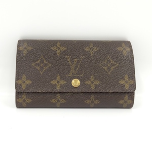 【中古】LOUIS VUITTON ポルトモネ ジップ 二つ折り 長財布 モノグラム M61735