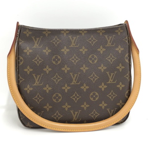 【中古】LOUIS VUITTON ルーピングMM ハンドバッグ モノグラム M51146