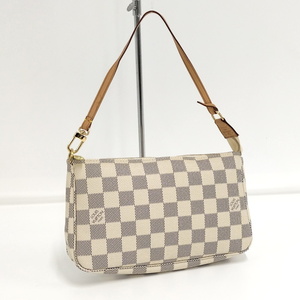 [ б/у ]LOUIS VUITTON небольшая сумочка аксессуары sowa-ru аксессуары сумка Damier azur N41207