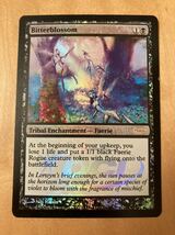 PROMO 苦花　bitterblossom FOIL1枚 ジャッジ褒賞　プロモ mtg フェアリー　フォイル_画像1