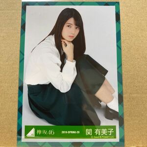 欅坂46 お見立て会衣装 生写真 関有美子 座り