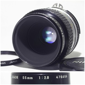 B470◆美品◆ Nikon ニコン Ai-s Micro-NIKKOR 55mm F2.8