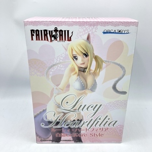 【中古】オルカ―トイズ　ルーシィ・ハートフィリア・白猫 GravureStyle 1/6 フェアリーテイル　開封品、しっぽ変形有[240070115438]