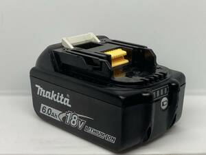 【送料0】純正！マキタ バッテリー 18v 6.0Ah【BL1860B】残量表示あり　税無　 Makita 　/8250