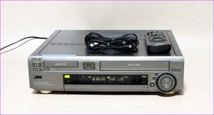 SONY Hi8/VHS Wデッキ 【 WV-H5 】 専用リモコンCD版説保証付完動品