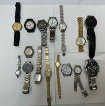 必見！！腕時計 SEIKO 14KT ALBA クォーツ3針　タガリス17ジュエル　等含む　16点セット　まとめ売り　格安売り切り_画像1