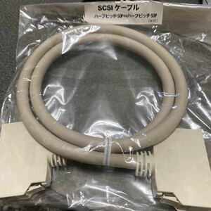 (4)美品 SCSI ハーフピッチ50P⇔ハーフピッチ50P 約80cm