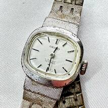 1円スタート 　稼働品　アンティーク　手動巻き　SEIKO セイコー レディース腕時計　シルバー_画像1