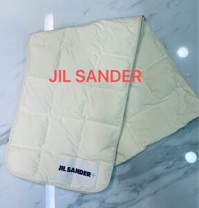 JIL SANDER ジルサンダー　キルトダウン マフラー 男女兼用