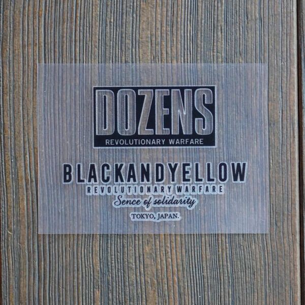 ラッツ　カッティングステッカー/RATS DOZENS BLACK