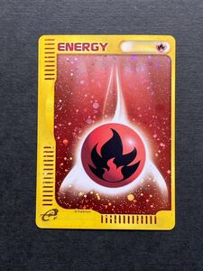 ポケモンカードe キラ 基本炎エネルギー ポケモンカードPOKEMON CARD ENERGY