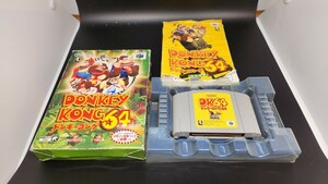 ドンキーコング64【箱付き】任天堂 Nintendo 64 414 箱付き【同梱可能】ソフト 希少 レア カセット ゲーム 貴重 ケース 昭和レトロ