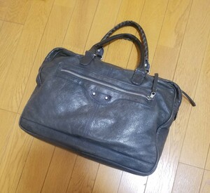 BALENCIAGA バレンシアガ　レザーハンドバック　272405　ビジネスバッグ グレー系