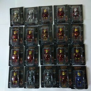 Happyくじ マーベル infinity saga IRON MAN ベアブリック賞　全20種セット