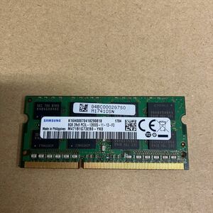 F117 SAMSUNG ノートPCメモリ 8GB 2Rx8 PC3L-12800S 1枚