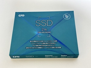 新品未開封 CFD SSD 2TB M.2 2280 NVMe PCI Express Gen3x4 RGAXシリーズ CSSD-M2L2TRGAXN