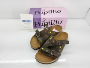 S/ 未使用品 BIRKENSTOCK Papillio Zurich Mocca Glamb ビルケンシュトック パピリオ チューリッヒ 28cm 生産終了 / NY-1383