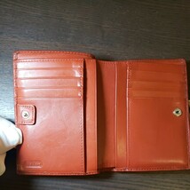 【ワンオーナー】COACH コーチ 二つ折り財布 キャンバス レザー_画像4