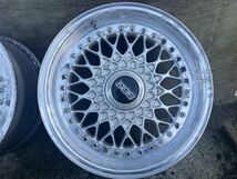 希少 BBS RS137 RS225 16インチ 7J/8J ET+45 PCD114.3-5穴 ハブ径約60 4本_画像3