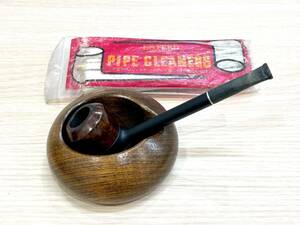 FS1458 RONSON ロンソン イングランド製 パイプ 喫煙具 ESTERD TSUGE PIPE エスタード ツゲパイプ 置台 クリーナー 現状品