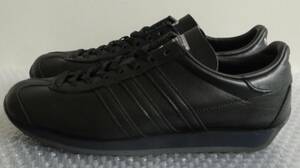 美品 カントリー 2021年製 JP26.5cm GW6222 天然皮革 生産終了 黒 ブラック adidas country og アディダス 本革