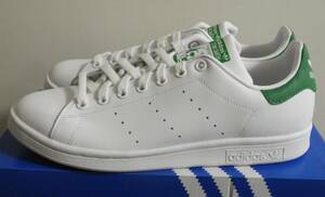 新品 スタンスミス 2019年製 JP26.5cm 白×緑 M20324 生産終了 天然皮革 adidas stansmith ホワイト×グリーン 本革 ABCマート 定番人気