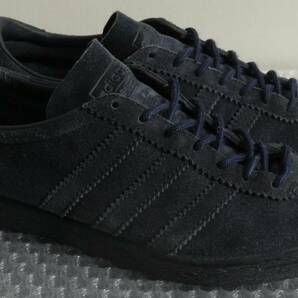 タバコ UA 2016年製 JP26.5cm BB4231 限定 天然皮革 生産終了 adidas tobacco united arrows コラボモデル 紺 navy japan limitedの画像6