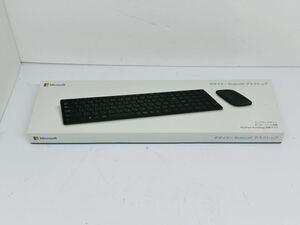 ★Microsoft マイクロソフト デザイナー Bluetooth デスクトップ 7N9-00023 ワイヤレス キーボード マウス セット ブラック 管理番号01078